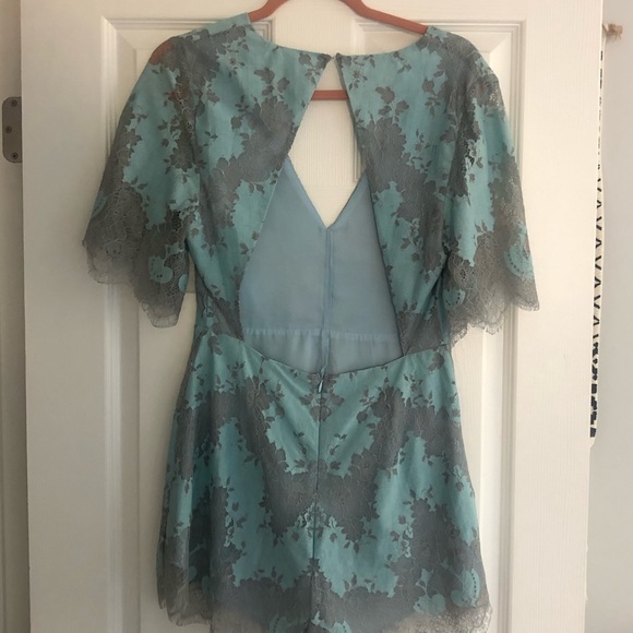 Low Back Lacey Romper - Picture 3 of 4